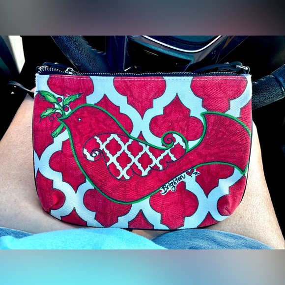 NWOT Brighton LOVE DOVE Crossbody Red Shoulder Purse Pouch MSRP $70 - Picture 6 of 6